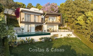 Lanzamiento. Villa moderna de lujo sobre plano con arquitectura innovadora en venta al este del centro de Málaga 782590 