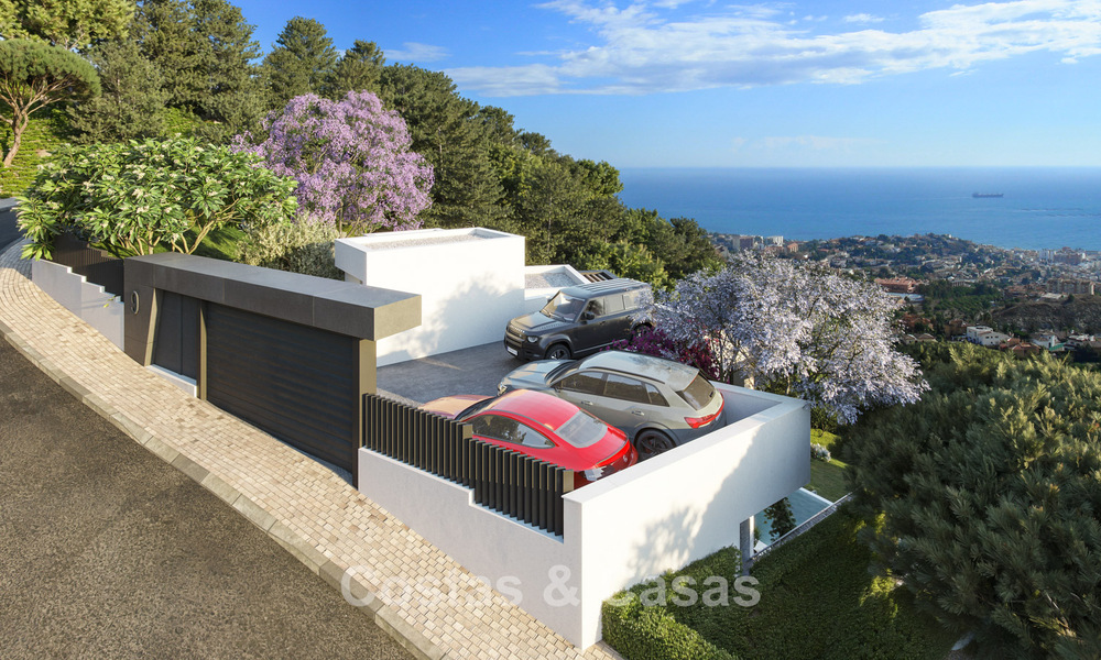 Lanzamiento. Villa moderna de lujo sobre plano con arquitectura innovadora en venta al este del centro de Málaga 782592
