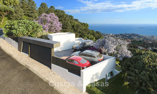 Lanzamiento. Villa moderna de lujo sobre plano con arquitectura innovadora en venta al este del centro de Málaga 782592 