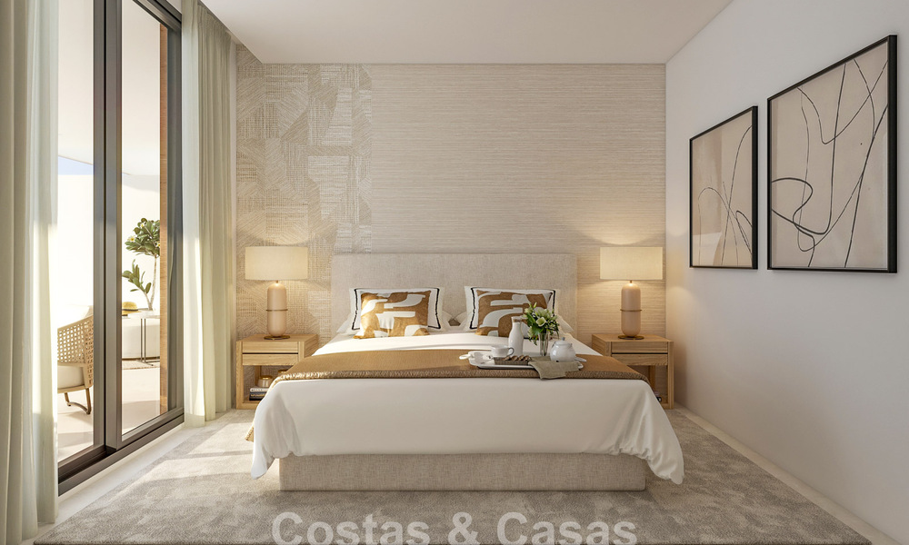 ¡Lanzamiento! Elegantes apartamentos de obra nueva en venta en el Valle del Golf de Nueva Andalucía, Marbella 782135