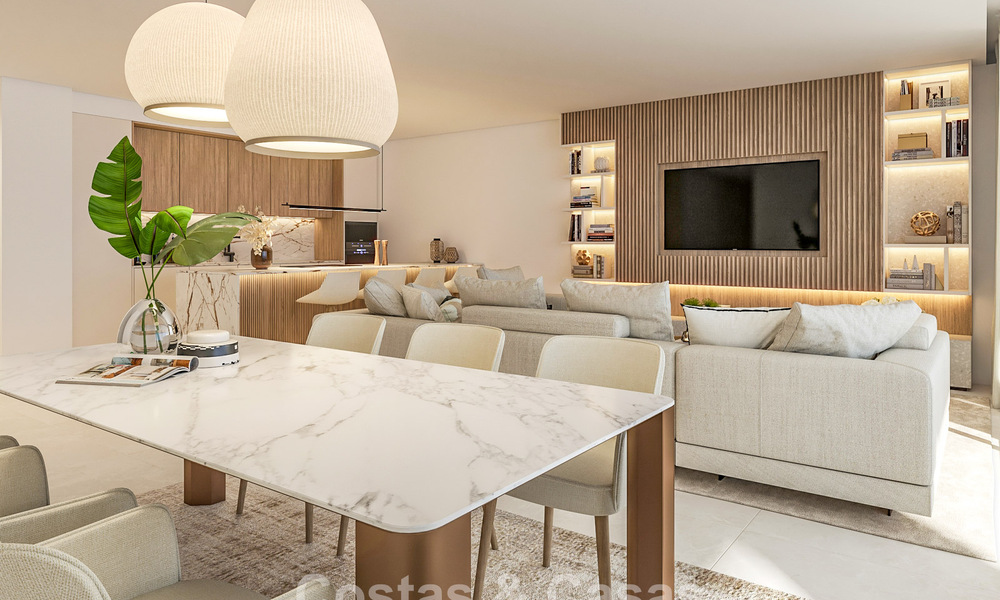 ¡Lanzamiento! Elegantes apartamentos de obra nueva en venta en el Valle del Golf de Nueva Andalucía, Marbella 782138