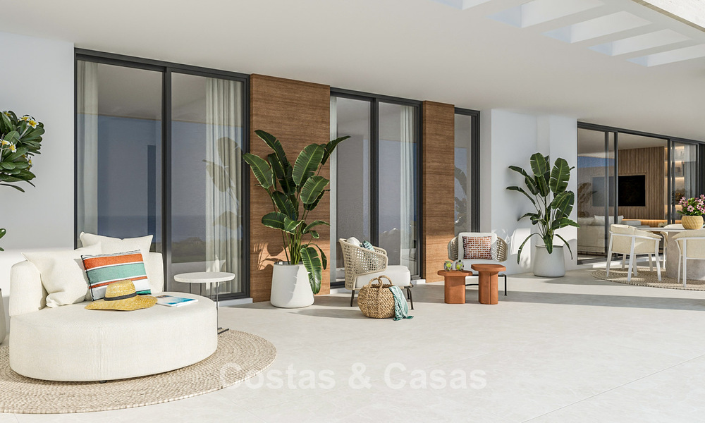 ¡Lanzamiento! Elegantes apartamentos de obra nueva en venta en el Valle del Golf de Nueva Andalucía, Marbella 782140