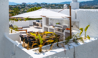 Ático dúplex listo para entrar a vivir en venta en un complejo cerrado en Rio Verde - Nueva Andalucía, Marbella 782204 