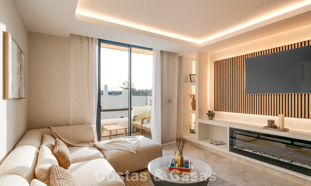 Ático dúplex listo para entrar a vivir en venta en un complejo cerrado en Rio Verde - Nueva Andalucía, Marbella 782205