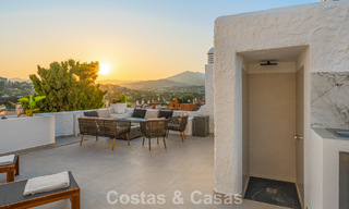 Ático dúplex listo para entrar a vivir en venta en un complejo cerrado en Rio Verde - Nueva Andalucía, Marbella 782207 