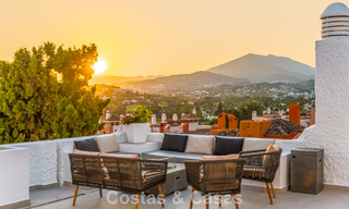 Ático dúplex listo para entrar a vivir en venta en un complejo cerrado en Rio Verde - Nueva Andalucía, Marbella 782209 