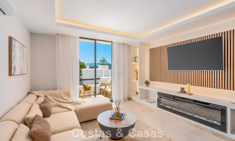 Ático dúplex listo para entrar a vivir en venta en un complejo cerrado en Rio Verde - Nueva Andalucía, Marbella 782222