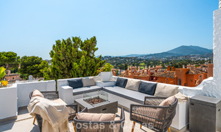 Ático dúplex listo para entrar a vivir en venta en un complejo cerrado en Rio Verde - Nueva Andalucía, Marbella 782228 