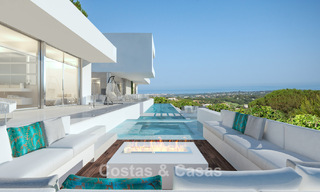 Nueva villa de lujo de alta gama con vistas al golf y al mar en venta en La Reserva Club, Sotogrande, Costa del Sol 782025 