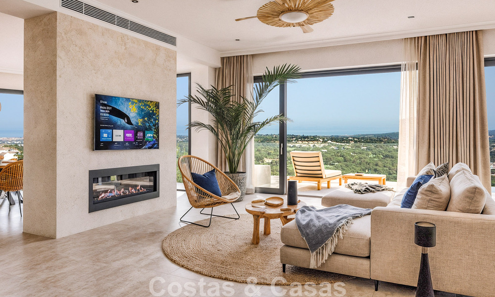 Nueva villa de lujo de alta gama con vistas al golf y al mar en venta en La Reserva Club, Sotogrande, Costa del Sol 782027