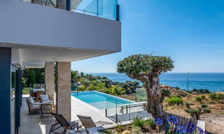 Villa lista para entrar a vivir con vistas al mar, en venta en una tranquila zona residencial de Benalmádena, Costa del Sol. 782316 