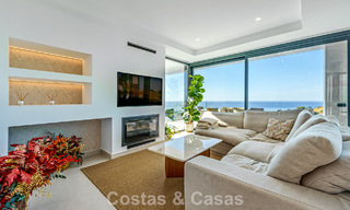 Villa lista para entrar a vivir con vistas al mar, en venta en una tranquila zona residencial de Benalmádena, Costa del Sol. 782328 