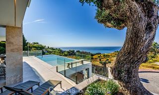 Villa lista para entrar a vivir con vistas al mar, en venta en una tranquila zona residencial de Benalmádena, Costa del Sol. 782335 