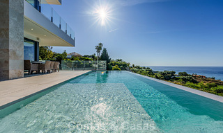 Villa lista para entrar a vivir con vistas al mar, en venta en una tranquila zona residencial de Benalmádena, Costa del Sol. 782355 