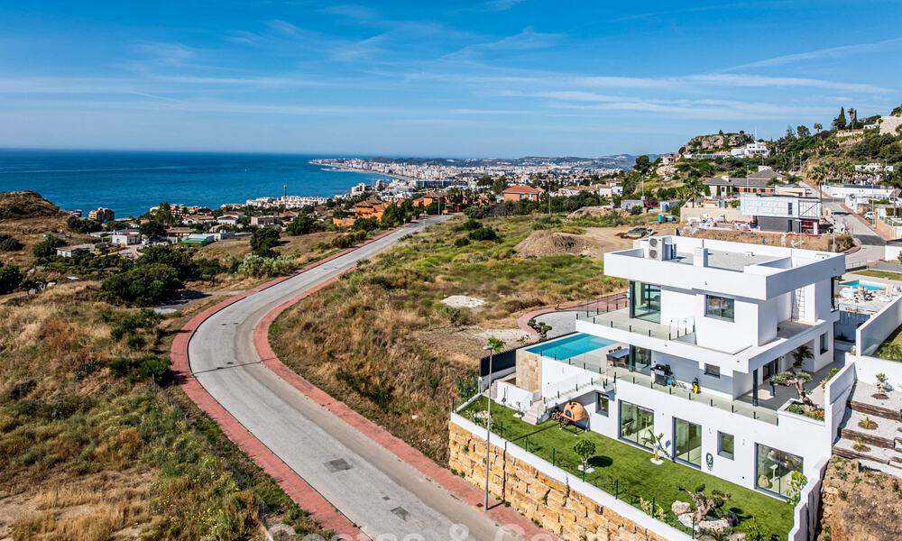 Villa lista para entrar a vivir con vistas al mar, en venta en una tranquila zona residencial de Benalmádena, Costa del Sol. 782359