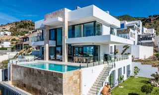 Villa lista para entrar a vivir con vistas al mar, en venta en una tranquila zona residencial de Benalmádena, Costa del Sol. 782362 