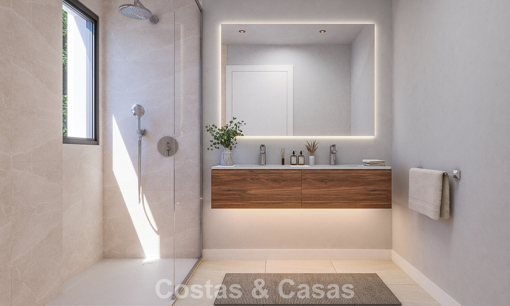 Elegantes apartamentos boutique en venta a un paso de la playa en Estepona Oeste 782596