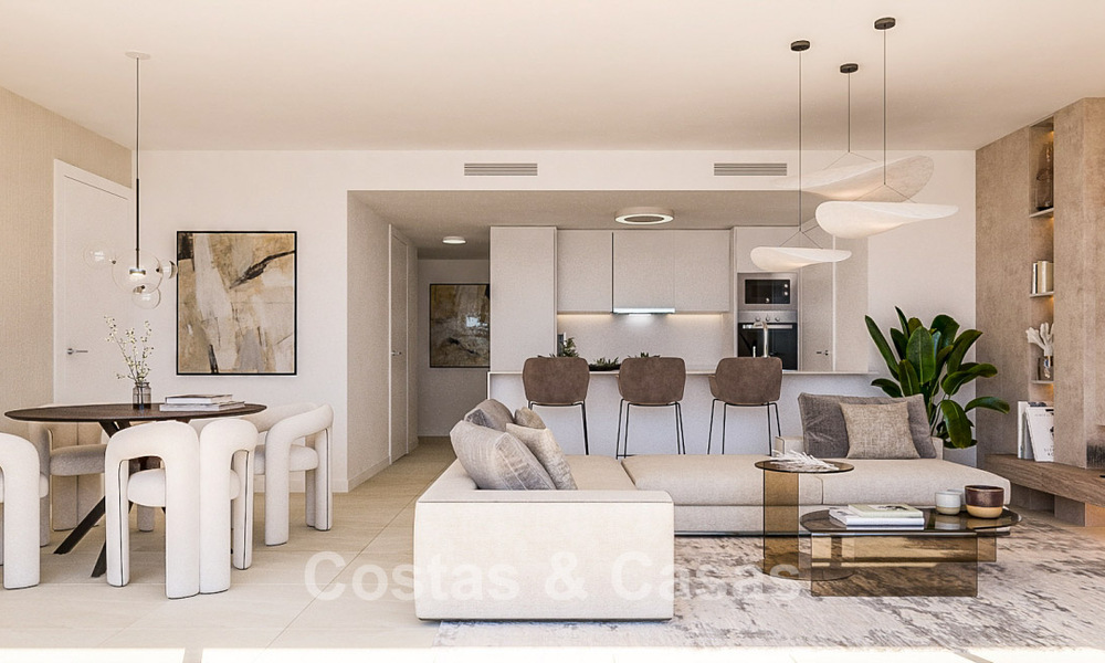 Elegantes apartamentos boutique en venta a un paso de la playa en Estepona Oeste 782597