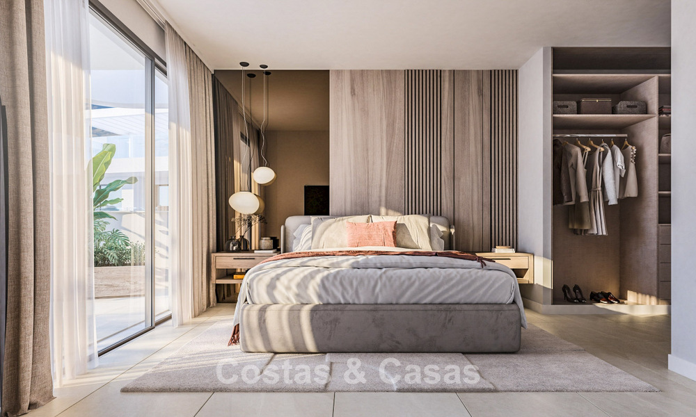 Elegantes apartamentos boutique en venta a un paso de la playa en Estepona Oeste 782599