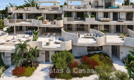 Elegantes apartamentos boutique en venta a un paso de la playa en Estepona Oeste 782600