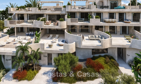 Elegantes apartamentos boutique en venta a un paso de la playa en Estepona Oeste 782600