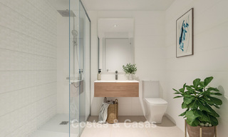 Apartamentos contemporáneos de nueva construcción con impresionantes vistas al mar en venta cerca del centro de Estepona 783351 