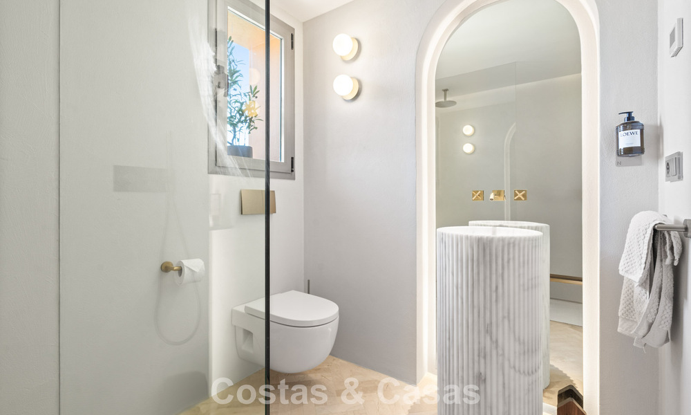 Ático dúplex de lujo con un interior galardonado en venta en Los Flamingos Golf Resort en Benahavís - Marbella 782846