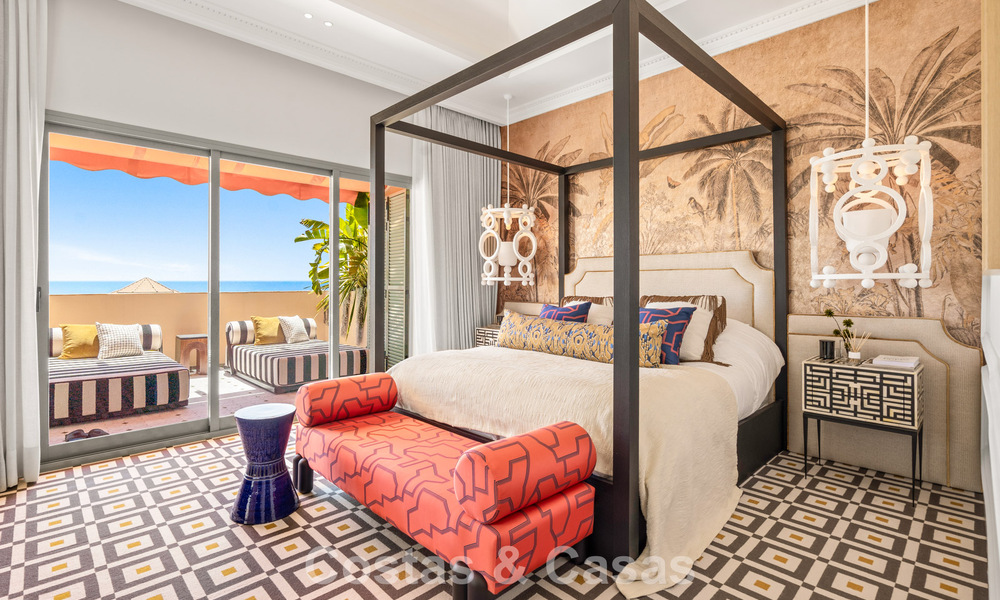 Ático dúplex de lujo con un interior galardonado en venta en Los Flamingos Golf Resort en Benahavís - Marbella 782851