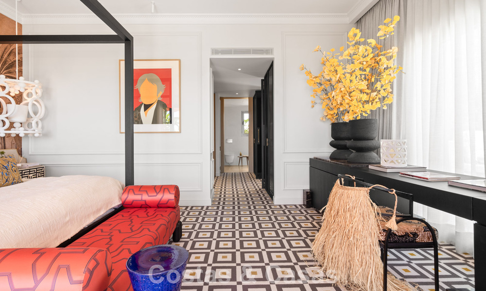 Ático dúplex de lujo con un interior galardonado en venta en Los Flamingos Golf Resort en Benahavís - Marbella 782853
