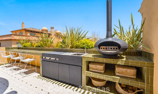 Ático dúplex de lujo con un interior galardonado en venta en Los Flamingos Golf Resort en Benahavís - Marbella 782861 
