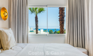 Apartamento moderno, con impresionantes vistas al mar, en venta a pocos pasos de la playa en la Milla de Oro de Marbella 783827 