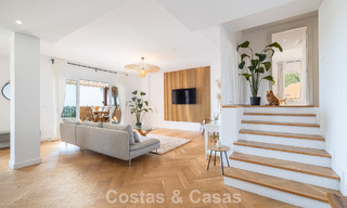 ¡Oportunidad! Ático de lujo de 3 dormitorios con vistas panorámicas al mar en venta en el Valle del Golf de Nueva Andalucía, Marbella 783313 