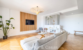 ¡Oportunidad! Ático de lujo de 3 dormitorios con vistas panorámicas al mar en venta en el Valle del Golf de Nueva Andalucía, Marbella 783315 