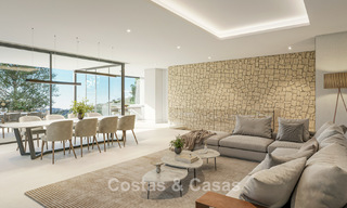 Villa de obra nueva sobre plano con arquitectura vanguardista en venta en las colinas de Marbella - Benahavís 783403 