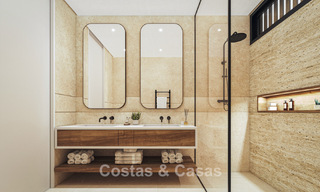 Villa de obra nueva sobre plano con arquitectura vanguardista en venta en las colinas de Marbella - Benahavís 783407 