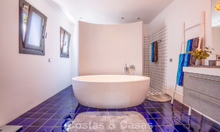 Villa de lujo de una sola planta, lista para entrar a vivir, en venta en primera línea de golf en un resort líder en Mijas, Costa del Sol 783929 