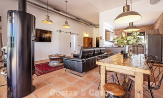 Villa de lujo de una sola planta, lista para entrar a vivir, en venta en primera línea de golf en un resort líder en Mijas, Costa del Sol 783945 