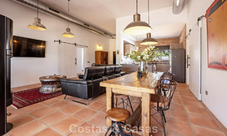 Villa de lujo de una sola planta, lista para entrar a vivir, en venta en primera línea de golf en un resort líder en Mijas, Costa del Sol 783946 