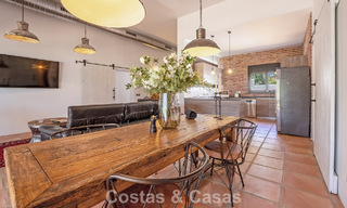 Villa de lujo de una sola planta, lista para entrar a vivir, en venta en primera línea de golf en un resort líder en Mijas, Costa del Sol 783947 