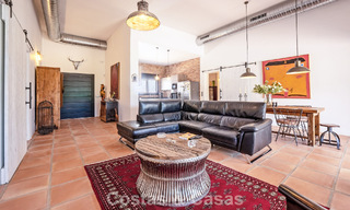 Villa de lujo de una sola planta, lista para entrar a vivir, en venta en primera línea de golf en un resort líder en Mijas, Costa del Sol 783949 