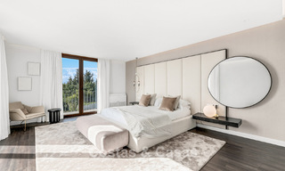 Villa de lujo de estilo español con vistas a la montaña y al mar en venta en la Nueva Milla de Oro, entre Marbella y Estepona 784067 