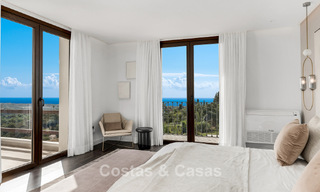 Villa de lujo de estilo español con vistas a la montaña y al mar en venta en la Nueva Milla de Oro, entre Marbella y Estepona 784068 