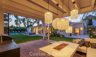 Exclusiva villa de una sola planta en venta a pocos pasos de la playa y todos los servicios en San Pedro y Puerto Banús, Marbella 784423 