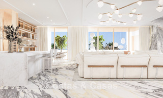 Ático en venta en primera línea de playa con impresionantes vistas al mar en Puerto Banús, Marbella 784689 
