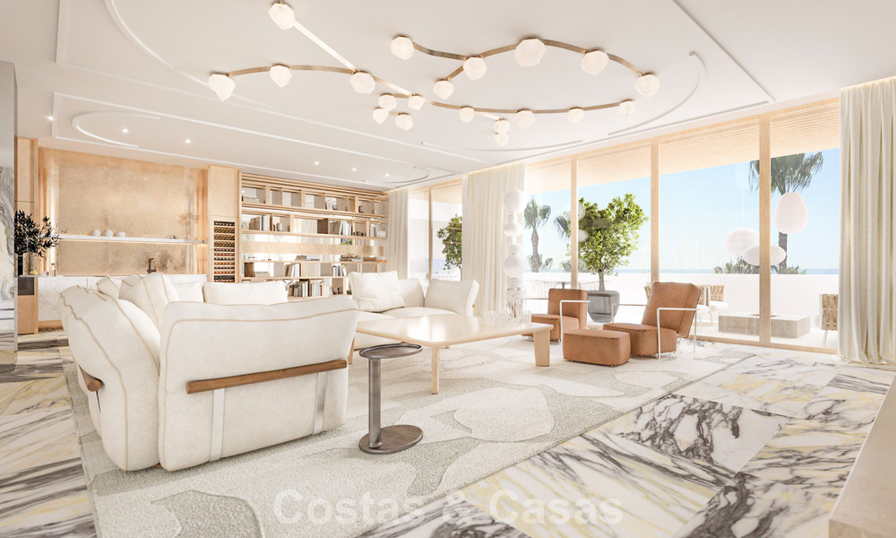 Ático en venta en primera línea de playa con impresionantes vistas al mar en Puerto Banús, Marbella 784692