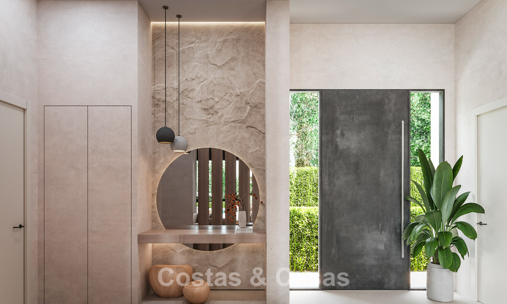 Villa modernista de lujo de una sola planta en venta en Nueva Andalucía, Marbella 784896