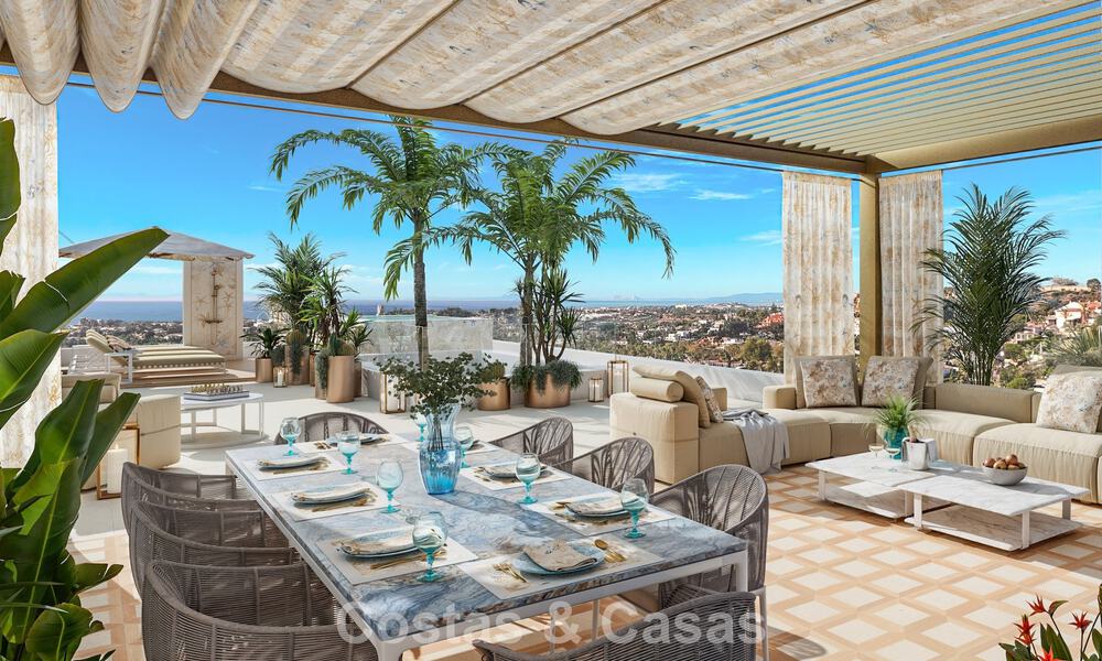 Exclusivas villas de diseño con interiores Versace Home en venta en Nueva Andalucía, Marbella 784946