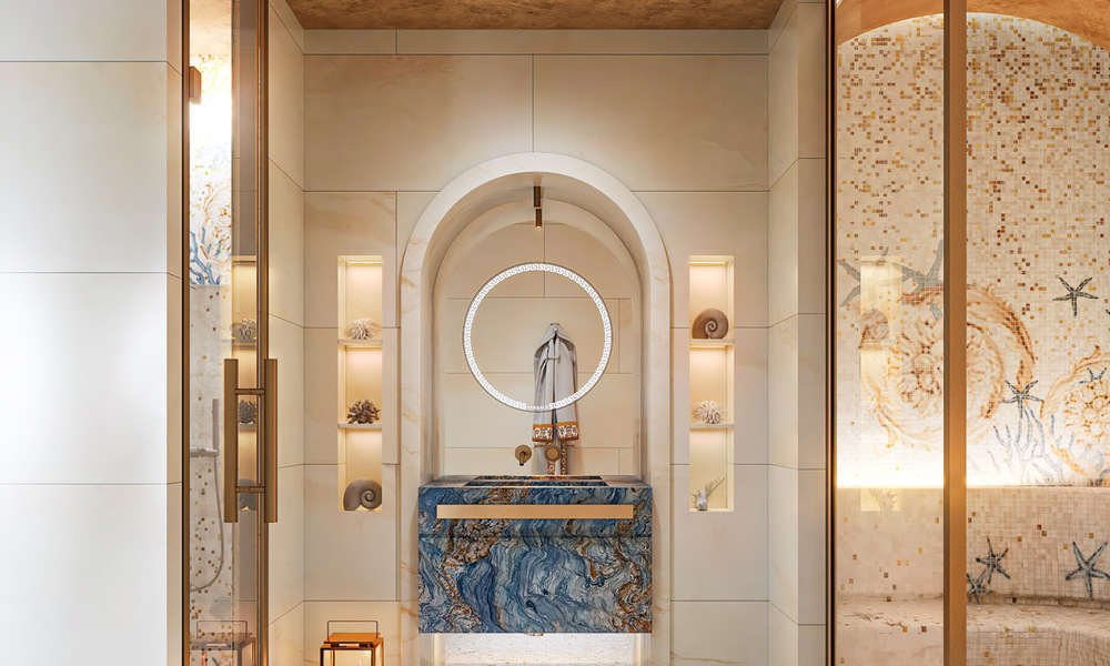 Exclusivas villas de diseño con interiores Versace Home en venta en Nueva Andalucía, Marbella 784953