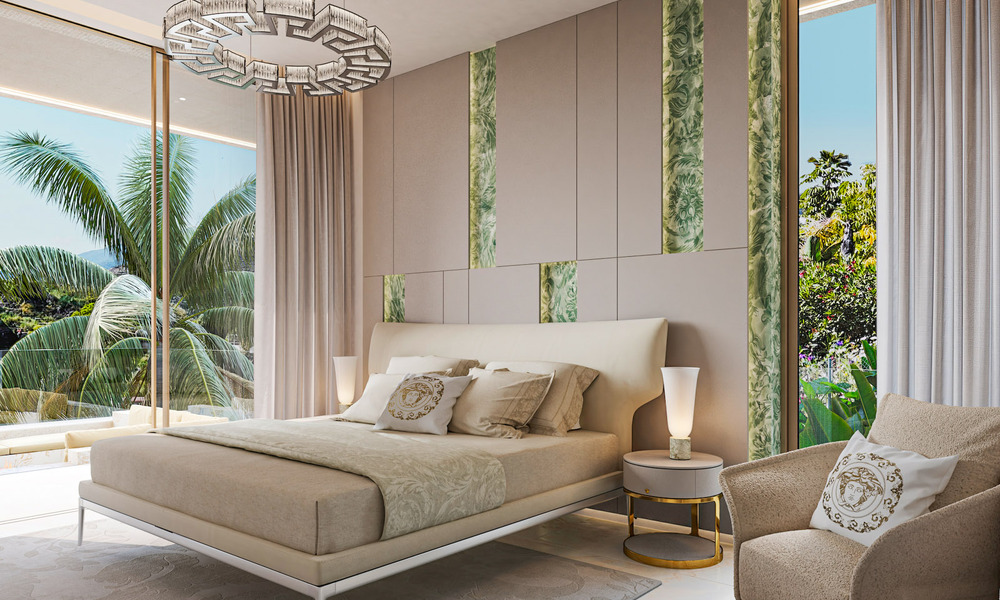 Exclusivas villas de diseño con interiores Versace Home en venta en Nueva Andalucía, Marbella 784960