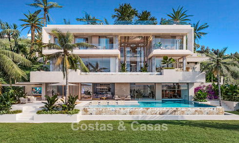 Exclusivas villas de diseño con interiores Versace Home en venta en Nueva Andalucía, Marbella 784961